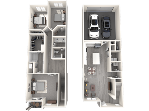 the floor plan of the 2100 sanchez street